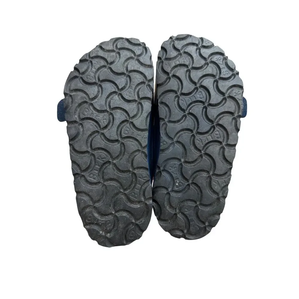 Papillio Birkenstock Arizona Kids Double Strap Sandals Blue Toddler Size 8
